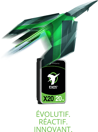 Disque dur SSD Exos X20 to vert