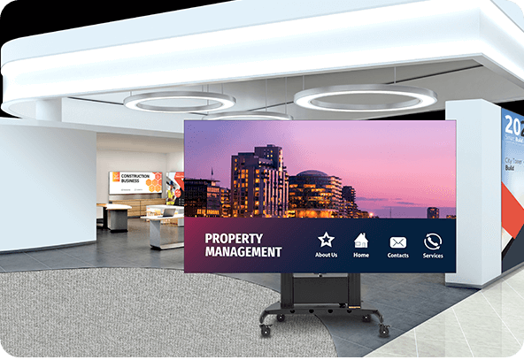 Ecran LG All-In-One 136 dans un environnement spacieux