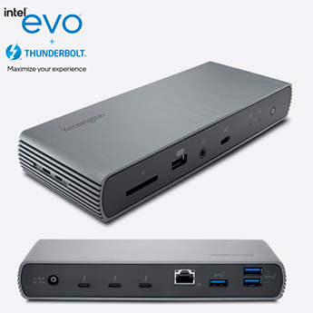 Station d'accueil THUNDERBOLT TM SD5700T 4 avec 2 sorties Kensington