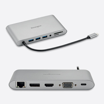 Station d'accueil UH1440P 4 avec double sortie vido Kensington