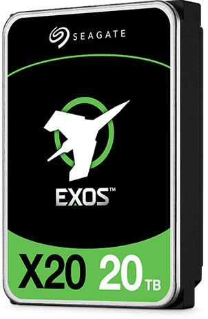 Puce Seagate EXOS X20 - 20TB  droite