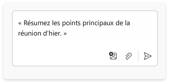 Prompt message pour microsoft 365 copilot 3 assistance rsumer de runion