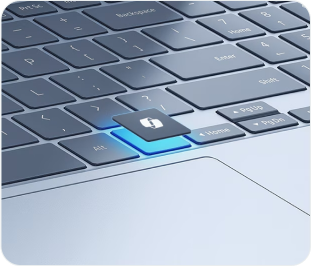 Clavier d'ordinateur touche copilot