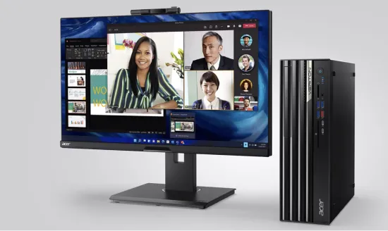 cran et ordinateur de bureau professionnel Acer Veriton